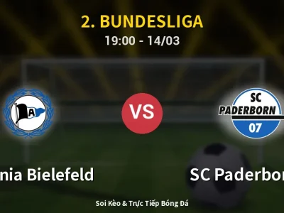 Kết Quả: Arminia Bielefeld 2-2 SC Paderborn 07 – Highlight & Bàn Thắng | 2. Bundesliga