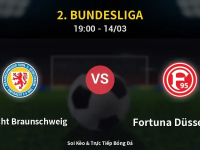 Kết Quả: Eintracht Braunschweig 1-0 Fortuna Düsseldorf – Highlight & Bàn Thắng | 2. Bundesliga