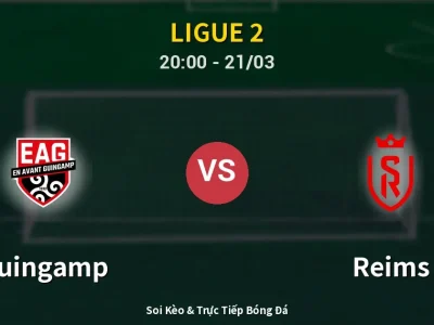 🔴 Trực Tiếp: Guingamp 0-1 Reims – Link Xem Ligue 2 (Full HD)