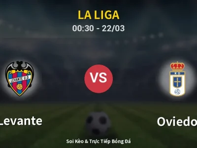 Kết Quả: Levante 4-2 Oviedo – Highlight & Bàn Thắng | La Liga