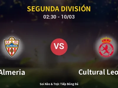 Kết Quả: Almeria 3-0 Cultural Leonesa – Highlight & Bàn Thắng | Segunda División