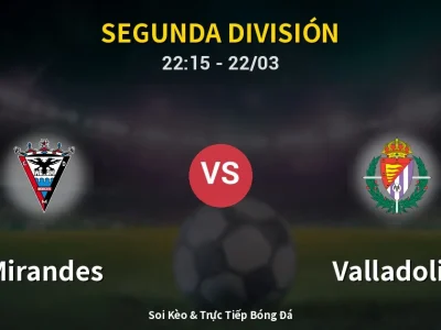 Soi Kèo Mirandes vs Valladolid – 22:15 22/03 | Nhận Định, Dự Đoán Tỷ Số