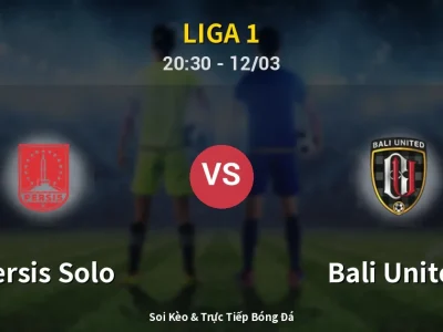 🔴 Trực Tiếp: Persis Solo 0-0 Bali United – Link Xem Liga 1 (Full HD)