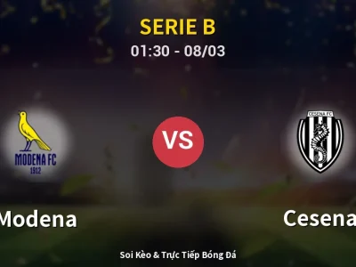 Kết Quả: Modena 0-0 Cesena – Highlight & Bàn Thắng | Serie B