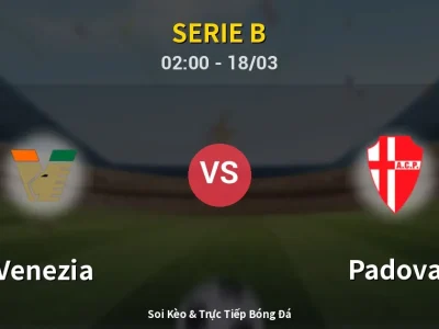Kết Quả: Venezia 3-1 Padova – Highlight & Bàn Thắng | Serie B