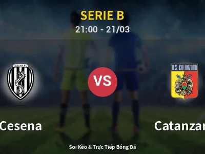 🔴 Trực Tiếp: Cesena 0-0 Catanzaro – Link Xem Serie B (Full HD)