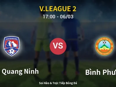 Kết Quả: Than Quang Ninh 1-1 Bình Phước – Highlight & Bàn Thắng | V.League 2