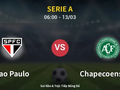 Kết Quả: Sao Paulo 2-0 Chapecoense-sc – Highlight & Bàn Thắng | Serie A