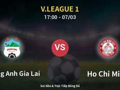 Kết Quả: Hoang Anh Gia Lai 0-1 Ho Chi Minh – Highlight & Bàn Thắng | V.League 1