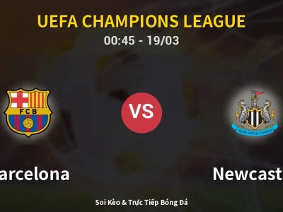 Kết Quả: Barcelona 7-2 Newcastle – Highlight & Bàn Thắng | UEFA Champions League