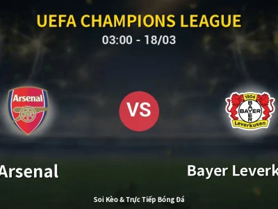 Kết Quả: Arsenal 2-0 Bayer Leverkusen – Highlight & Bàn Thắng | UEFA Champions League