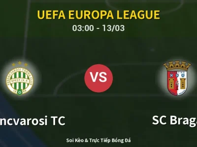 Kết Quả: Ferencvarosi TC 2-0 SC Braga – Highlight & Bàn Thắng | UEFA Europa League