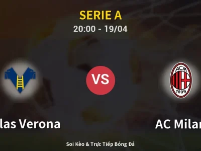 🔴 Trực Tiếp: Hellas Verona 0-0 AC Milan – Link Xem Serie A (Full HD)
