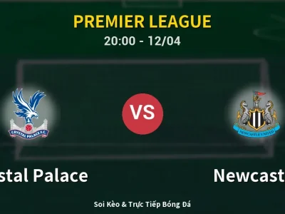 Soi Kèo Crystal Palace vs Newcastle – 20:00 12/04 | Nhận Định, Dự Đoán Tỷ Số