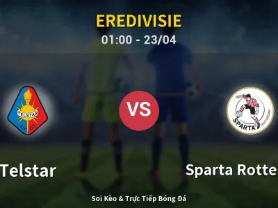 Kết Quả: Telstar 4-1 Sparta Rotterdam – Highlight & Bàn Thắng | Eredivisie