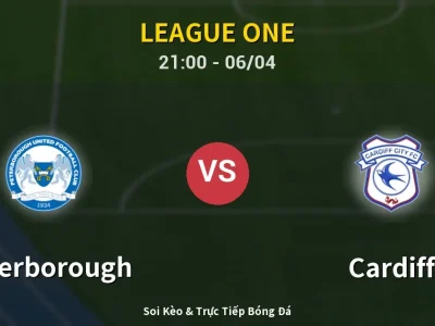 Soi Kèo Peterborough vs Cardiff – 21:00 06/04 | Nhận Định, Dự Đoán Tỷ Số