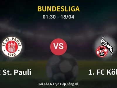 Kết Quả: FC St. Pauli 1-1 1. FC Köln – Highlight & Bàn Thắng | Bundesliga