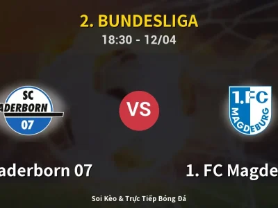 🔴 Trực Tiếp: SC Paderborn 07 3-2 1. FC Magdeburg – Link Xem 2. Bundesliga (Full HD)