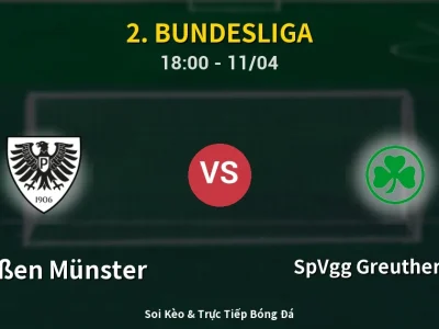 Soi Kèo Preußen Münster vs SpVgg Greuther Fürth – 18:00 11/04 | Nhận Định, Dự Đoán Tỷ Số