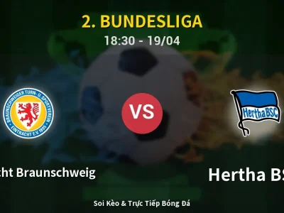 Kết Quả: Eintracht Braunschweig 1-1 Hertha BSC – Highlight & Bàn Thắng | 2. Bundesliga