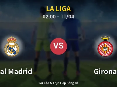 Soi Kèo Real Madrid vs Girona – 02:00 11/04 | Nhận Định, Dự Đoán Tỷ Số