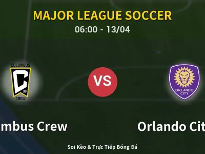 Kết Quả: Columbus Crew 1-1 Orlando City SC – Highlight & Bàn Thắng | Major League Soccer