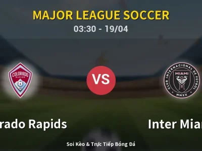 Kết Quả: Colorado Rapids 2-3 Inter Miami – Highlight & Bàn Thắng | Major League Soccer