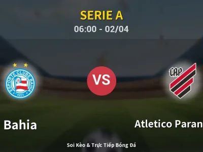 Kết Quả: Bahia 3-0 Atletico Paranaense – Highlight & Bàn Thắng | Serie A