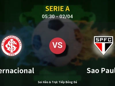 Kết Quả: Internacional 1-1 Sao Paulo – Highlight & Bàn Thắng | Serie A