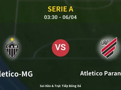 Kết Quả: Atletico-MG 2-1 Atletico Paranaense – Highlight & Bàn Thắng | Serie A