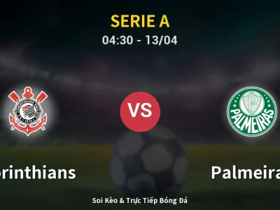 Kết Quả: Corinthians 0-0 Palmeiras – Highlight & Bàn Thắng | Serie A