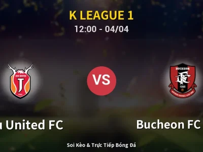 Kết Quả: Jeju United FC 1-0 Bucheon FC 1995 – Highlight & Bàn Thắng | K League 1