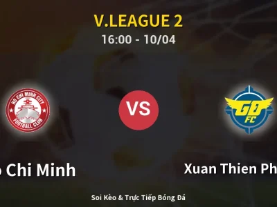 Kết Quả: Ho Chi Minh 3-4 Xuan Thien Phu Tho – Highlight & Bàn Thắng | V.League 2