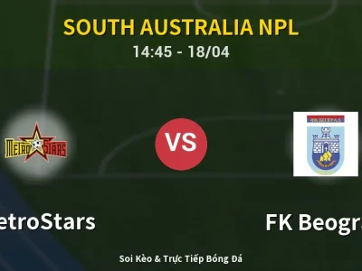 Kết Quả: MetroStars 3-0 FK Beograd – Highlight & Bàn Thắng | South Australia NPL