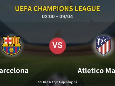 Kết Quả: Barcelona 0-2 Atletico Madrid – Highlight & Bàn Thắng | UEFA Champions League