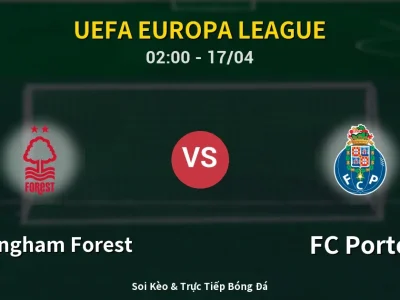 Kết Quả: Nottingham Forest 1-0 FC Porto – Highlight & Bàn Thắng | UEFA Europa League