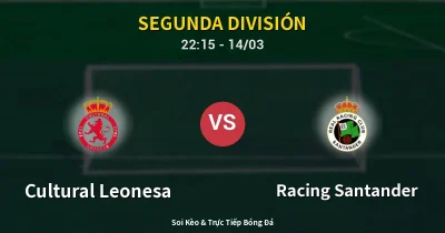 Cultural Leonesa vs Racing Santander 14/03