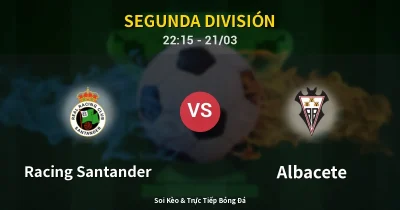 Racing Santander vs Albacete 21/03