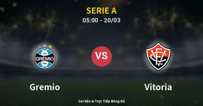 Gremio vs Vitoria 20/03