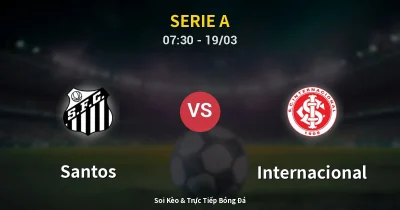 Santos vs Internacional 19/03