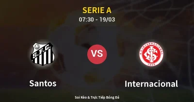 Santos vs Internacional 19/03