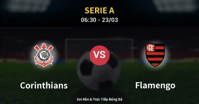 Corinthians vs Flamengo 23/03