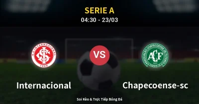 Internacional vs Chapecoense-sc 23/03