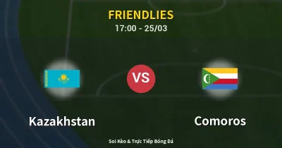 Kazakhstan vs Comoros 25/03