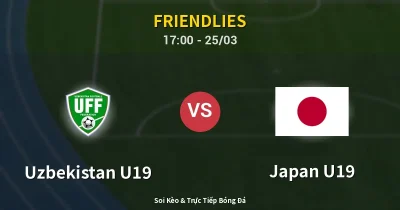 Uzbekistan U19 vs Japan U19 25/03