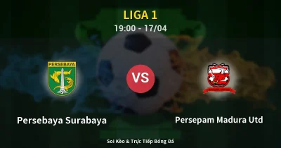 Persebaya Surabaya vs Persepam Madura Utd 17/04